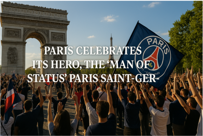 Paris Celebrates Its Hero, the "Man of Status": Paris Saint-Germain